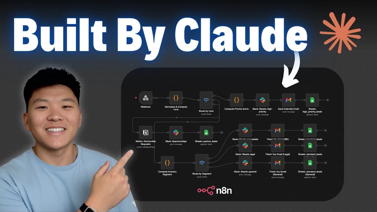 Claude Code Builds n8n Agents INSTANTLY